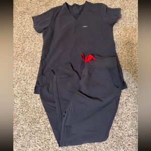 Figs Women's Charcoal Set